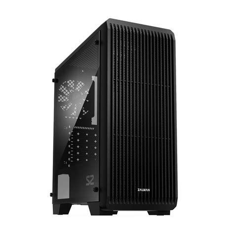 Zalman S2 Atx Mid Tower Computer Pc Case Full Acrylic Clear Side Panel