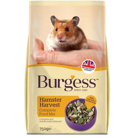 Burgess Supahamster Harvest Hamster Food 750g At Burnhills