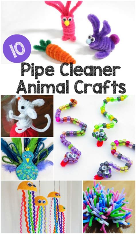 10 More Pipe Cleaner Crafts In The Playroom