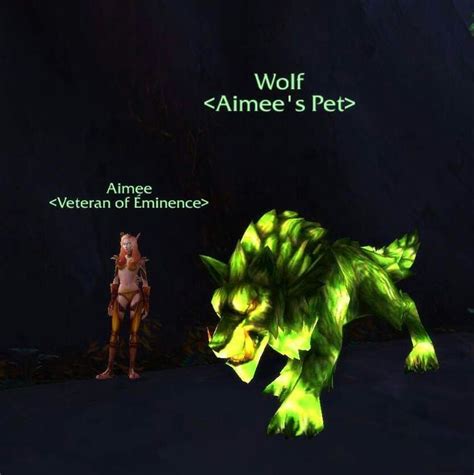 Fel Draenor Wolf World Of Warcraft Wolf Veteran