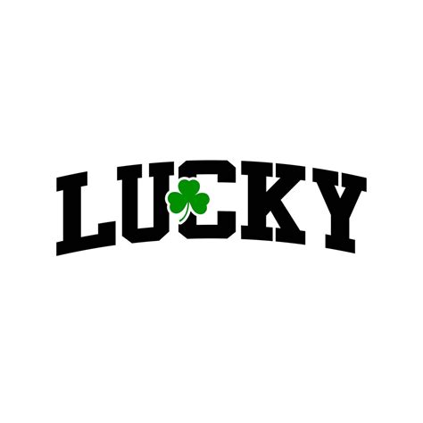 Lucky Svg Lucky Shamrock Svg Saint Patricks Day Svg Decal Etsy