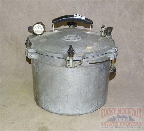 Vintage All American Cast Aluminum Pressure Cooker Auctioneers Who