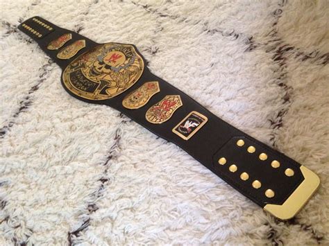Stone Cold Steve Austin Smoking Skull Heavyweight Championship Belt With Property Of The Wwf