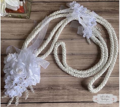 Fast Shipping White Wedding Lasso Rope Wedding Lassolazo Etsy