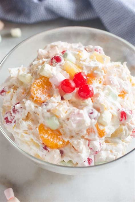 How i rediscovered my favorite dessert salad Ambrosia Fruit Salad | Recipe | Ambrosia fruit salad ...