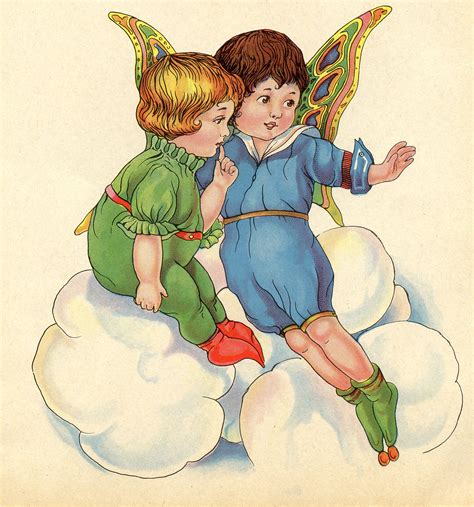 Super Sweet Vintage Fairy Images With Children The