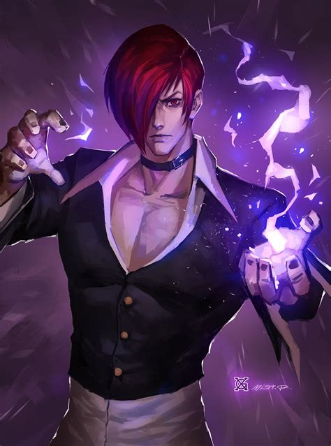 Iori Yagami The King Of Fighters Series Artwork By Xiaogui Mist Snk