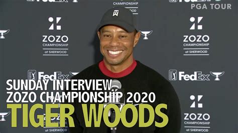 Tiger Woods Sunday Flash Interview 2020 Zozo Championship Sherwood