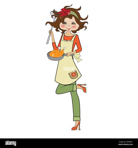 Cocinando Mi Mama Dibujo Animado Imágenes Recortadas De Stock Alamy
