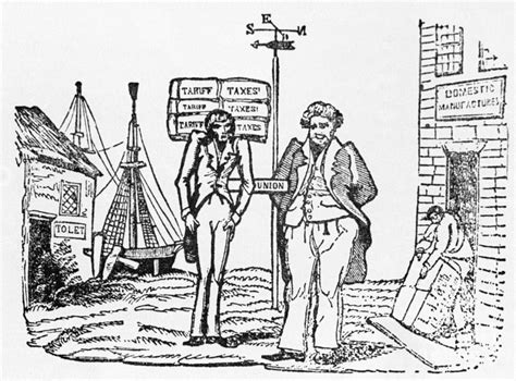 1800s political cartoon on taxes by bettmann