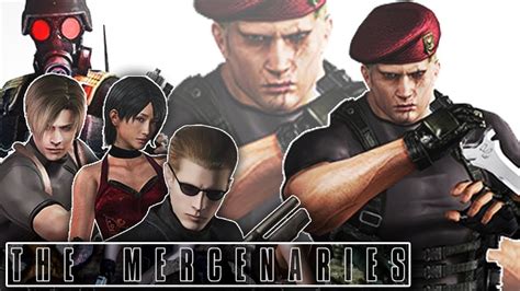 Resident Evil 4 The Mercenaries All Character Unlock Youtube