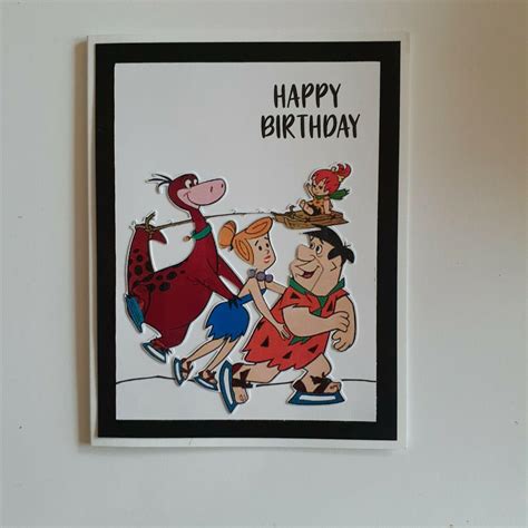 Flintstones Happy Birthday Greeting Card 3819714777