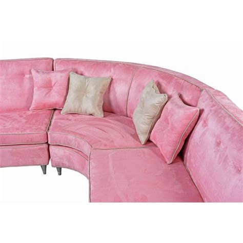 Hot Pink Sectional Couch Get 5 In Rewards With Club O Img Metro