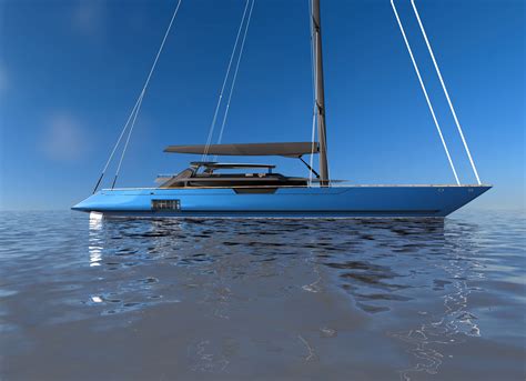 60m Sailing Yacht Sloop Presented For Premio Perini Navi Spa 2016