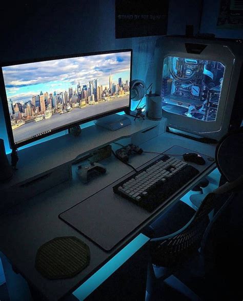 One thing to remember when addressing this topic is that not everyone has internet. Best Trending Gaming Setup Ideas #ideas #PS4 #bedroom #Xbox #mancaves #computers #DIY #Desks # ...