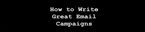 How To Write Great Email Campaigns Jill Glen Copywriting Scotland