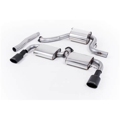 Milltek 3 Cat Back Non Resonated Exhaust System Scirocco R