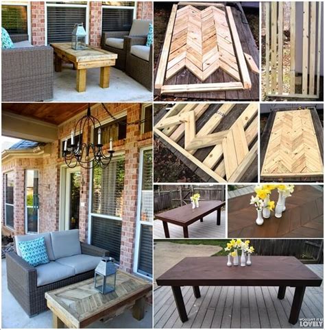 13 Diy Outdoor Coffee Table Ideas