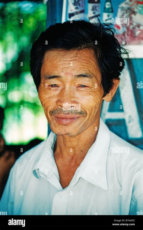 Vietnam Hue Vietnamese Man Portrait Stock Photo Alamy