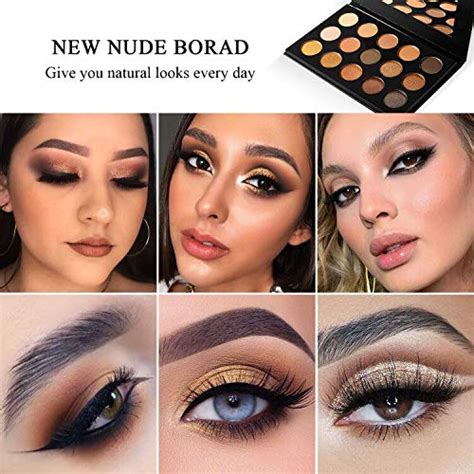 Nude Gold Eyeshadow Palette Natural Naked Smokey Warm Neutral 15 Shades
