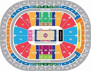 Little Caesars Arena Seating Chart Pistons In Play Magazine