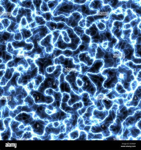 Glowing Blue Plasma Electricity Texture That Tiles Seamlessly As A