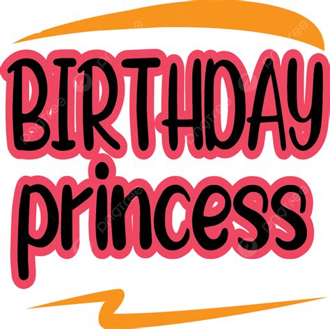 Birthday Princess Vector Birthday Princess Svg Png And Vector With