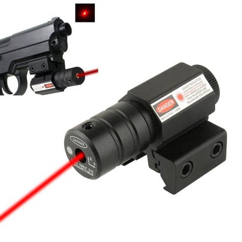 Red Dot Laser Sight Tactical Pistol Laser Sight Adjustable 11mm 20