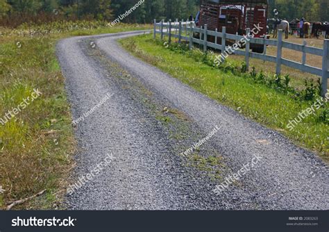 Gravel Road On Farm Stock Photo 2083263 Shutterstock