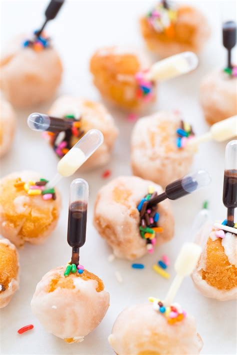 How To Make Injectable Donut Holes Desserts Dessert Recipes Boozy