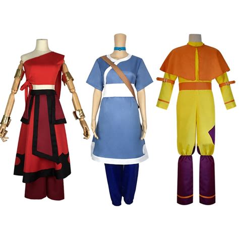 Movie Avatar The Last Airbender Avatar Aang Cosplay Costume Adult