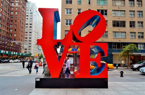 📍¿dónde Están Las Esculturas Love Y Hope En Nueva York