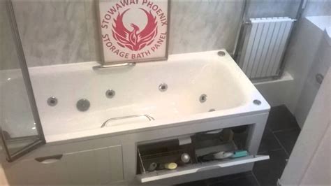 Great savings & free delivery / collection on many items. Stowaway storage bath panel. - YouTube