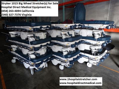 The stryker prime series big wheel stretcher model # 1115 is engineered to reduce staff physical strain on start up exertion by 50% and turning exertion by 60% to provide safer and more efficient patient transport. Used Stretchers and Gurneys | Hospital Beds Wholesale