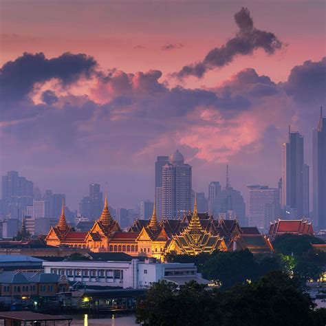 Sunset Bangkok Temple Travel Off Path