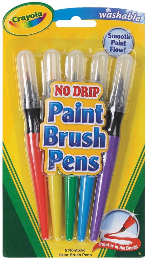 Paintbrushes 5 Count Crayola Assorted Premium Paint Brushes 3 Pack Arts