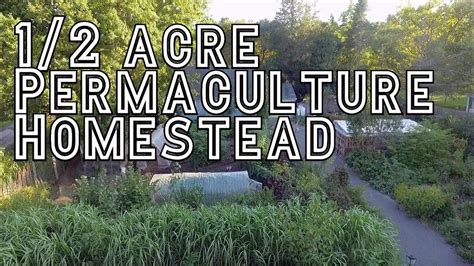 1 2 Acre Permaculture Homestead View From Above Youtube
