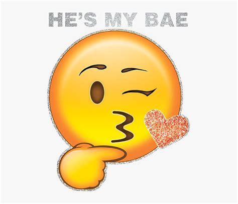 he s my bae emoji kiss emoji de beso con corazon hd png download kindpng