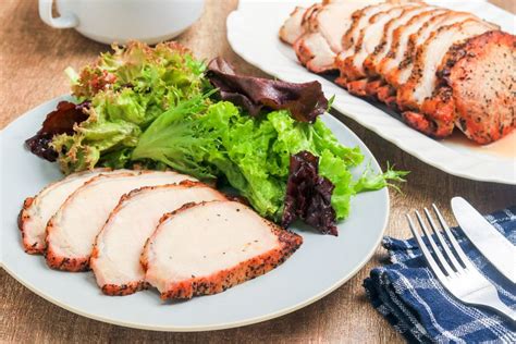 Pork loin becomes super tender and juicy as it cooks, and the sweet and tangy. Easy 4-Ingredient Pork Roast Recipe