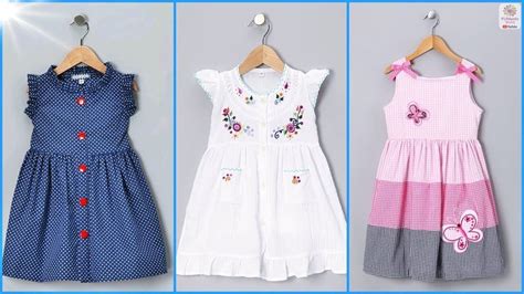 Top 35 Cotton Frocks Designs For Kids Simple Baby Girls Summer