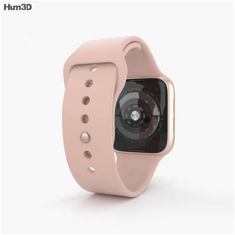 Apple Watch Series 4 44mm Gold Aluminum Case With Pink Sand Sport Band