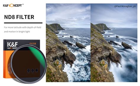 72mm Nd8 3 Stop Nd Lens Filter Hd Fixed Neutral Density Filter For