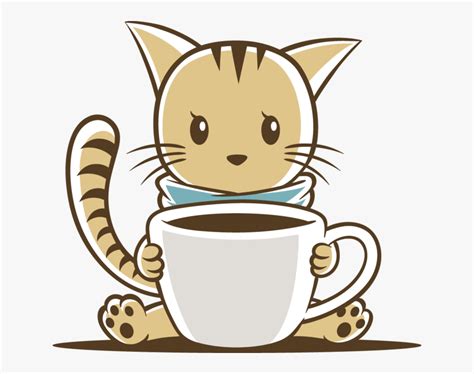 36 Hq Photos Cat Drinking Coffee Clipart Cats Drinking Coffee Canvas