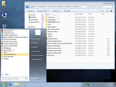 Solved Accessories Folder Missing In Start Menu In Windows 7 Experts