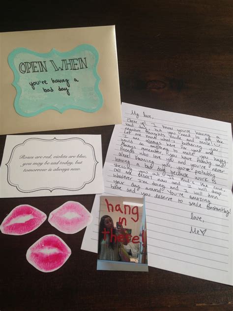 50 Shades of Sweet Open When Letters