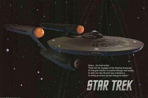Star Trek Uss Enterprise Quote Poster 24x36 Bananaroad
