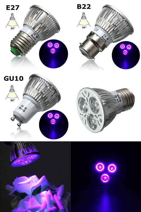 The led grow lights mainly provides artificial light to the plants. Visit to Buy 3W LED Grow Light E27 B22 GU10 UV ...