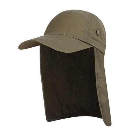 Outdoor Waterproof Sunshade Fishing Cap With Ear Neck Flap Cover Sports