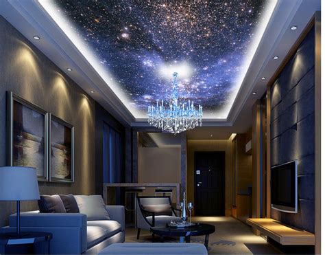 Customized Wallpaper For Walls Home Decoration Night Sky