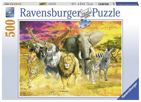Buy Ravensburger African Animals Puzzle 500pc